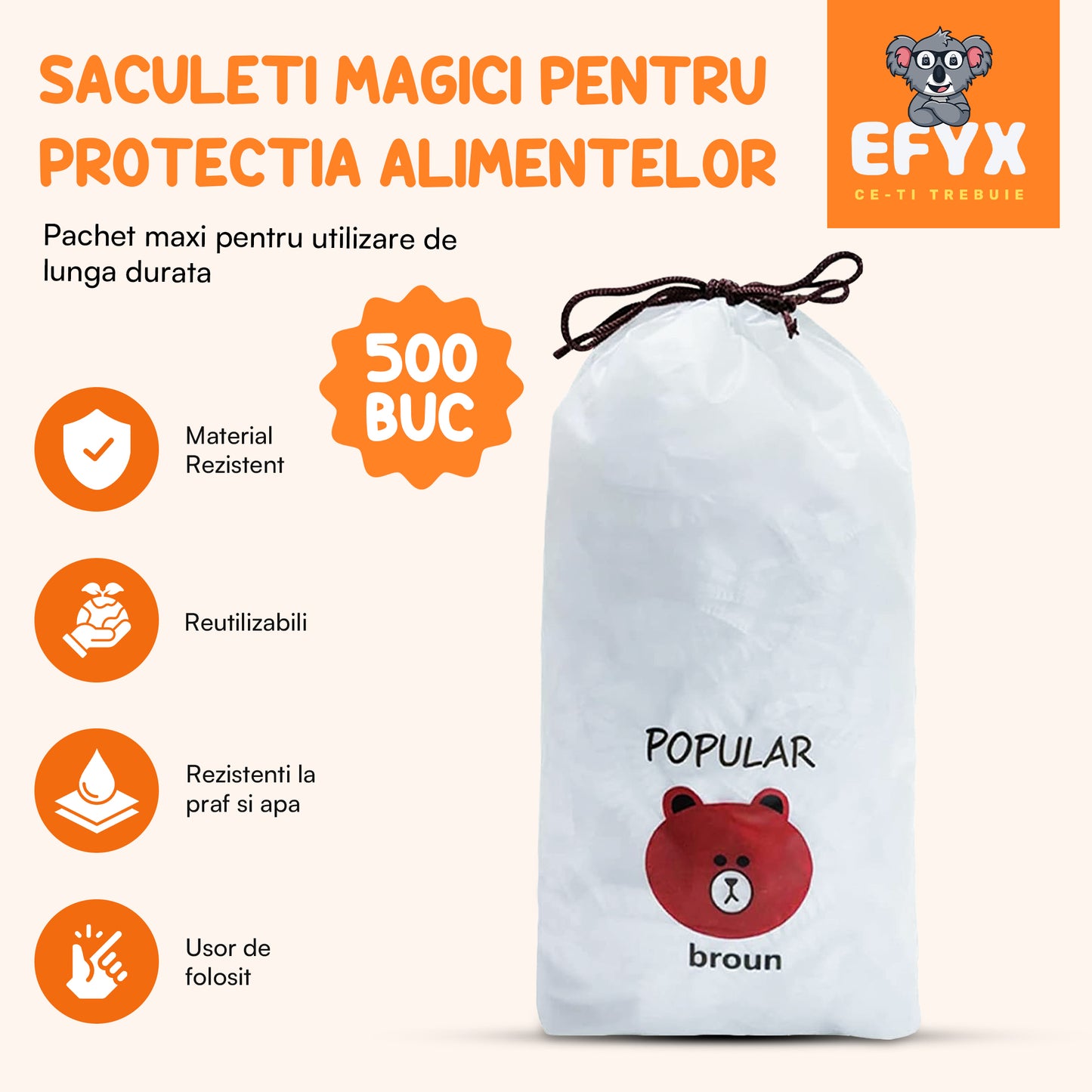 SET 500 SACULETI MAGICI