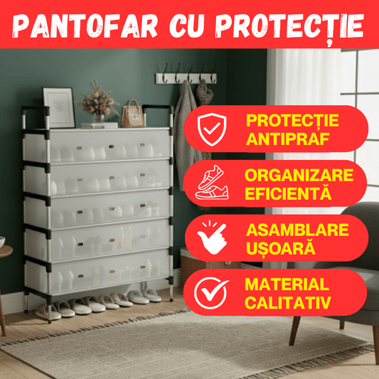 PANTOFAR CU PROTECTIE ANTI PRAF